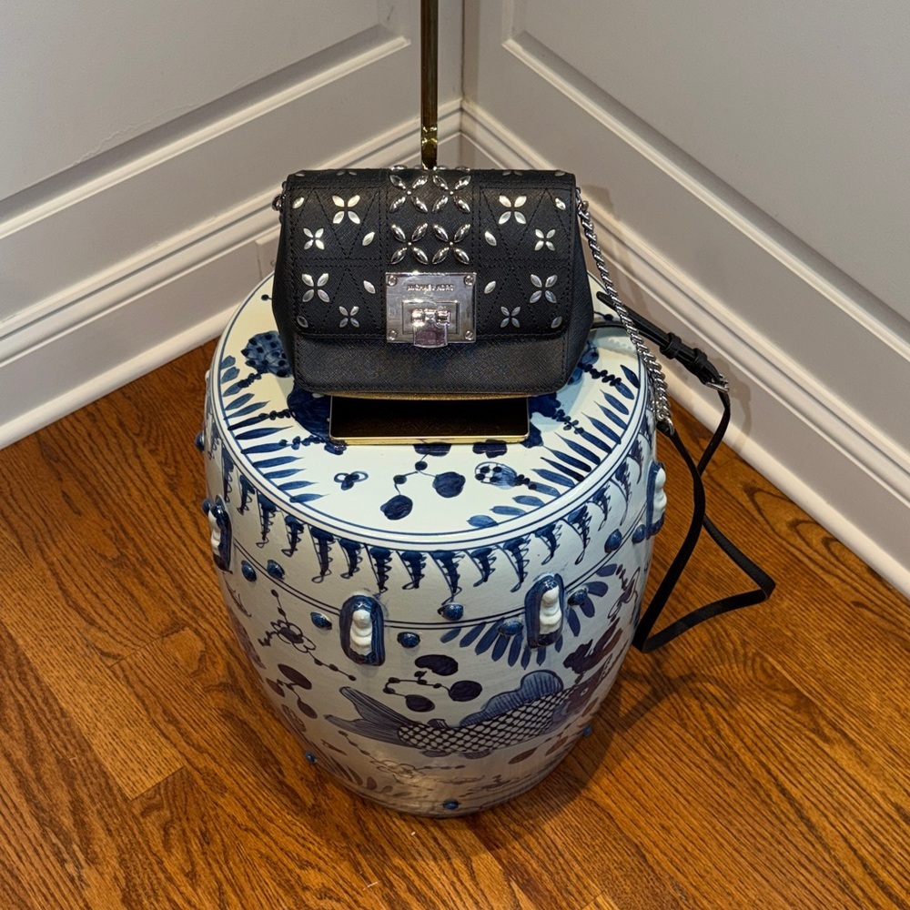 Michael Kors Small Tina Studded Crossbody Bag - Picture 2 of 6